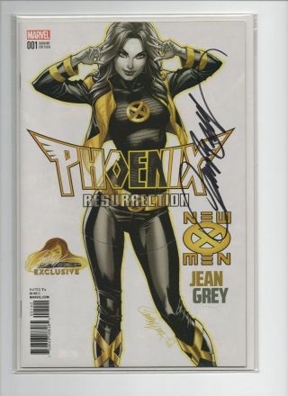 Phoenix Resurrection 1g J Scott Campbell Exclusive Variant Cover Signed With
