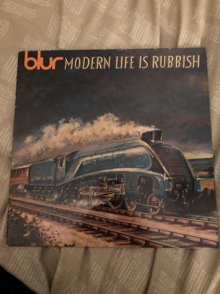 Blur Modern Life Is Rubbish Vinyl Lp Record Food Label