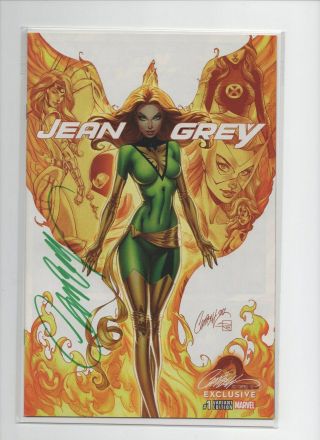 Jean Grey 1b J Scott Campbell Exclusive Variant Cover Signed With