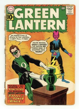 Green Lantern (1st Series Dc) 9 1961 Fr 1.  0