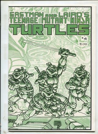 Teenage Mutant Ninja Turtles 4 (8.  5) 1st Print Eastman