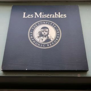 Les Misérables - The Complete Symphonic Recording Rare Vinyl 4lp Box Set,  Book