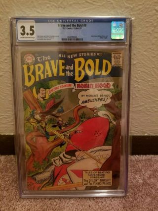 Brave And The Bold 9 Cgc 3.  5 Cream To Off White Pages