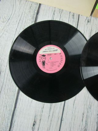 Berlitz Basic Russian English Study Double LP Record Set 33 1/3 RPM Urbana ExLib 4