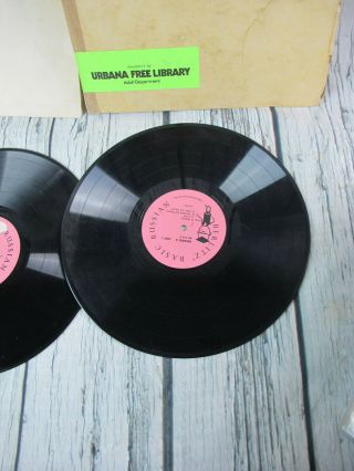 Berlitz Basic Russian English Study Double LP Record Set 33 1/3 RPM Urbana ExLib 5