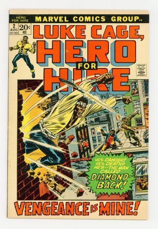 Power Man And Iron Fist (hero For Hire) 2 1972 Vg/fn 5.  0