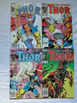 Mighty Thor 337,  338,  339,  340 (marvel 1983) 1st Beta Ray Bill