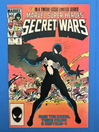 Marvel Heroes Secret Wars 8 1st Black Costume Nm,  / -