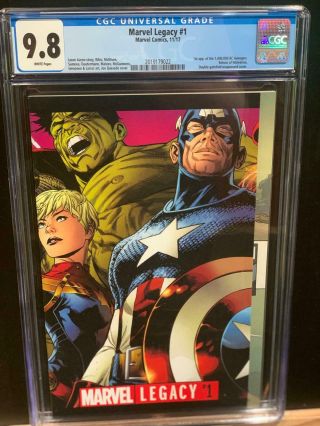 Legacy 1 Cgc 9.  8 First Appearance Of Bc Avengers Return Of Wolverine
