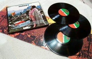 Woodstock - Music From The Soundtrack And More - - 1971 Nz Press Box Set