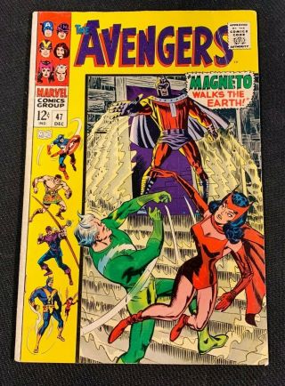Avengers 47 Vg,  4.  5 Cream To Off White Pages 1st Dane Whitman Black Knight