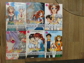 Neon Genesis Evangelion Angelic Days Manga Complete Set Volume 1 - 6