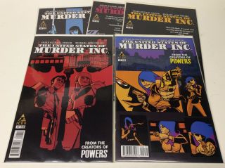 The United States Of Murder Inc 1 - 5 (icon/bendis/oeming/061522) Full Set Of 5