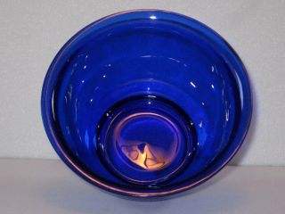 Antique Chinese Cobalt Blue Peking Glass Bowl,  Circa 1900 6