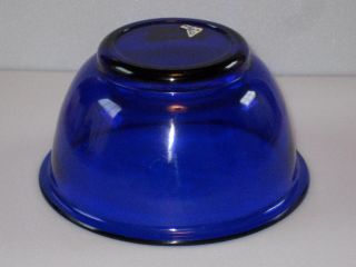 Antique Chinese Cobalt Blue Peking Glass Bowl,  Circa 1900 7