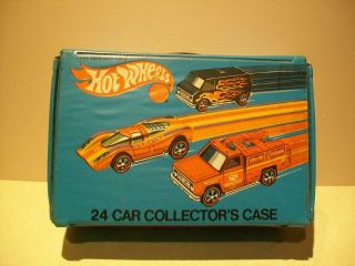Vintage Mattel 1975 Hot Wheels 24 Car Collector 
