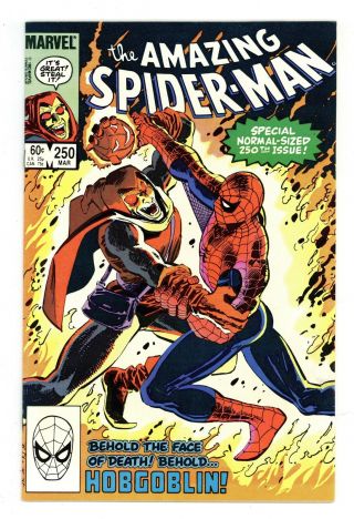 Spider - Man (1st Series) 250 1984 Vf - 7.  5