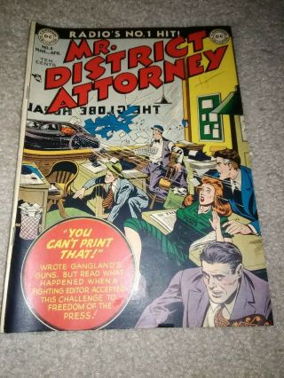 Mr.  District Attorney 8 1949 Dc Golden Age Comics