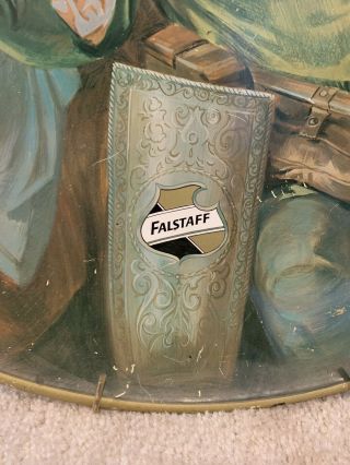 Rare Pre - Pro 1917 Lemp Falstaff Beer Charger St.  Louis Wall Hanger 2
