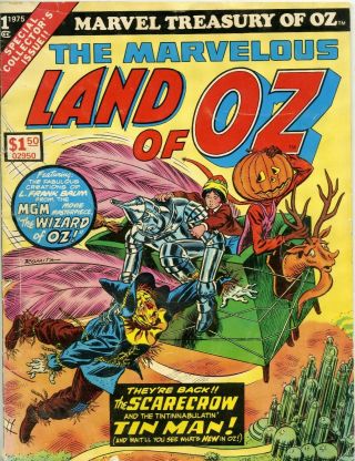 Marvel Treasury Of Oz Edition (1) 1975 Marvelous Land Of Oz (ungraded) Vg?
