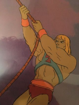 He - Man Masters of the Universe 1980 ' s Production Cel and Line Drawing 2