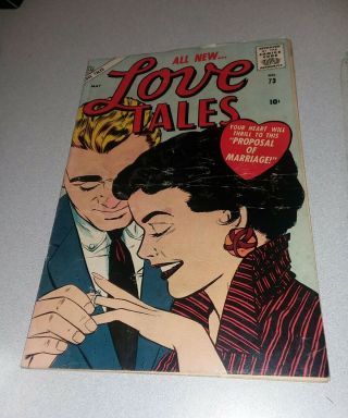Love Tales 73 Atlas Comics 1957 Golden Age Romance Comics Good Girl Art Gga