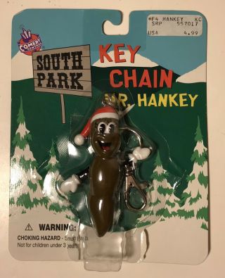 Vintage 1998 South Park Mr.  Hankey Key Chain Comedy Central Fun 4 All