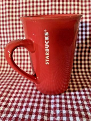 Starbucks Coffee Mug Cup Red/ White Logo 11oz /325 Ml