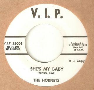 The Hornets Shes My Baby Vip Promo Detroit Garage Motown Northern Soul Usa 45