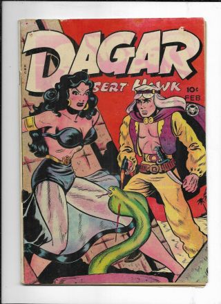 Dagar Desert Hawk 22 (fox Comics Feb,  1949) Pre - Code Vg,