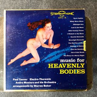Music For Heavenly Bodies Lp Omega Disk Osl - 4 Us Orig 1958 Theremin Exotica Nude