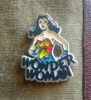 Vintage Classic Dc Comics " Wonder Woman " Plastic Fridge Magnet