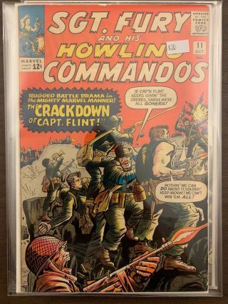 Sgt.  Fury And His Howling Commandos 11 Marvel Comic Book C37 - 135