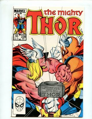 Thor 338 (1983) 2nd Appearance Beta Ray Bill Walt Simonson Nm 9.  4