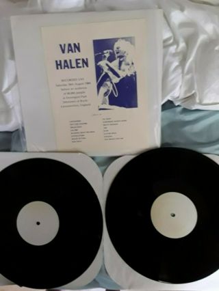 Van Halen Live 1984 2 Lp Monsters Of Rock Donnington Park Rare Import Vinyl