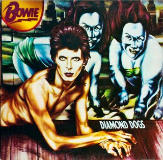 David Bowie ‎‎– Diamond Dogs Lp 1974 Uk Pressing - /