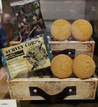 Attack On Titan Paper Box In Cookie (24) Usj Limited Item Cool Japan Anime