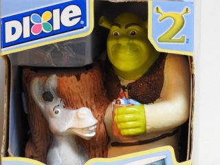 Shrek 2 Donkey Dixie Cup Holder Collector KiDs Bathroom Decor 2004 Dreamworks 2