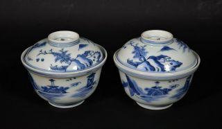 Chinese Antique Porcelain Tea Bowl With Cover 19th C Qing Guangxu Period