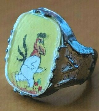 Vintage Looney Tunes Foghorn Leghorn Flicker Ring