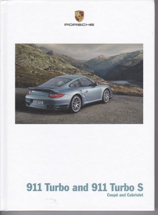 Brochure 2012 Porsche 911 Turbo & Turbo S Hard Cover _ English Text _