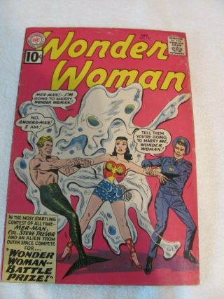 Dc Wonder Woman Comic No.  125 Dated Oct 1961