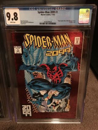 Spider - Man 2099 1 Cgc 9.  8