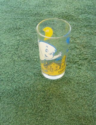Vintage Casper The Friendly Ghost Drinking Glass Harvey Cartoons - Pepsi Series