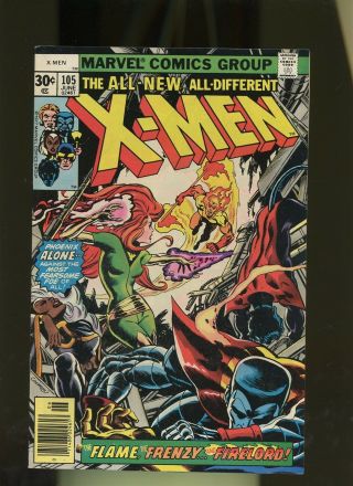 X - Men 105 Fn,  6.  5 1 Book Marvel Mutants,  Phoenix Unleashed 1977 Wolverine