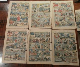 6 EARLY BEANO COMICS ISSUES No 1008,  1009,  1011 - 1014 Nov 11th - Dec 23rd 1961 2