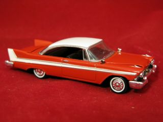 Ertl American Muscle 1:64 1958 Plymouth Fury Christine Movie Red Shape Rare