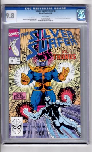 Silver Surfer 38 Cgc 9.  8 Wp 