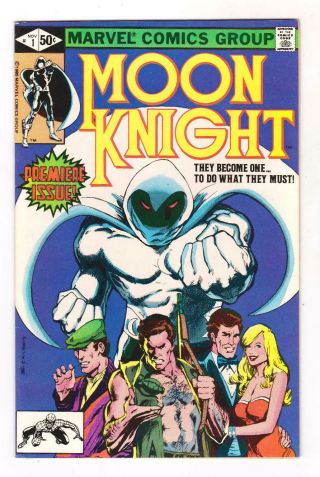 Moon Knight 1 (vf/nm) Origin 1980 - Issue,  1st Bushman