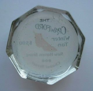 CRAWFORD SHOE $5 Winter Tan Haven Glass Advertising Paperweight Abrams 2